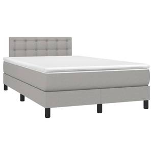 Boxspringbett 3017265-26 Hellgrau - Breite: 120 cm