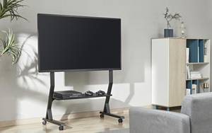 TV-Ständer LUMLDT03-25FLW Schwarz - Metall - 64 x 153 x 40 cm