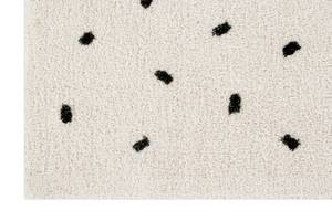 Waschbarer Baumwollteppich, MINI DOTS Schwarz - Textil - 140 x 200 cm