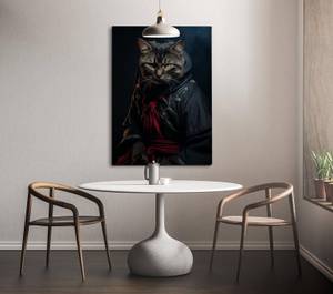 Leinwandbild The Dark Cat 70 x 105 cm