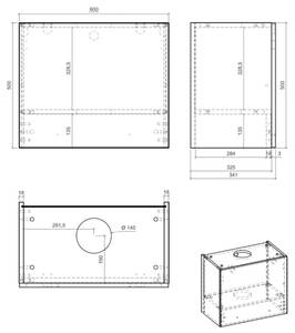 Küchenzeile FLORENCE M2 Grau - Gelb - Holzwerkstoff - 355 x 207 x 50 cm