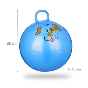 Ballon sauteur enfant motifs animaux Bleu