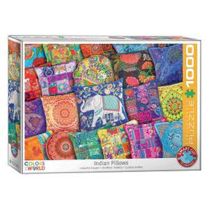 Puzzle Indische Kissen 1000 Teile Papier - 26 x 6 x 36 cm