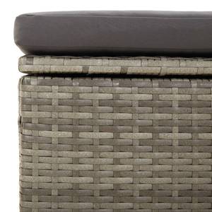 Garten-Lounge-Set 318676 (4-teilig) Grau - Metall - Polyrattan - 57 x 56 x 57 cm