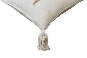 Coussin en coton lavable, RABAT Beige