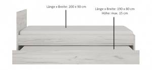 Schlafzimmer-Set ANGEL 01 7-teilig Braun - Holzwerkstoff - 514 x 191 x 207 cm
