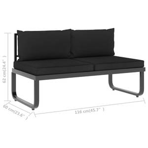 Sofa (4-teilig) 48654 Metall - 58 x 30 x 58 cm