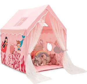 Kinderspielhaus Prinzessin Prinzess Pink - Kunststoff - 105 x 137 x 121 cm