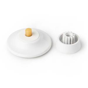 Seifenhalter mit Saugnapf Flex Weiß - Kunststoff - 10 x 8 x 13 cm