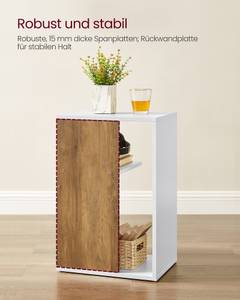 Beistelltisch Island Braun - Holzwerkstoff - 30 x 60 x 40 cm