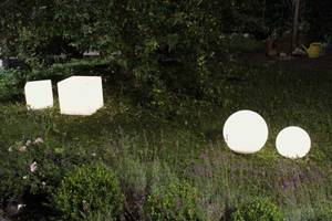 LED Gartenkugel GlowOrb solar 38 cm Ø - weiß