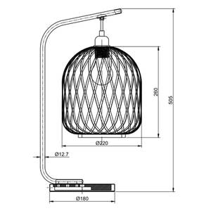 Lampe à poser Reiko en Bamboo Beige - Bambou - 51 x 51 x 51 cm