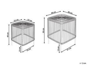 Table basse CESENATICO 40 x 50 x 40 cm