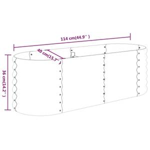 Hochbeet 3012740-2 Grün - 114 x 36 cm