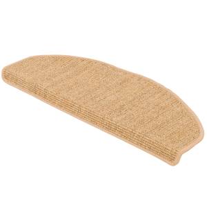 Natur Sisal Stufenmatten 15er-Set Kastanienbraun - 18 x 56 cm