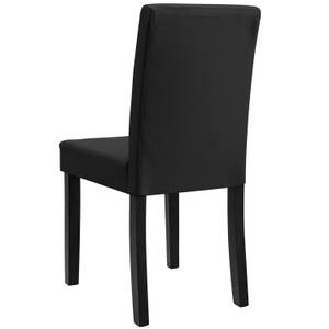 Lot de 8 Chaises Brevik rembourées Noir