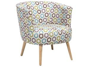 Fauteuil ODENZEN Bleu - Marron - Vert - Multicolore - Turquoise