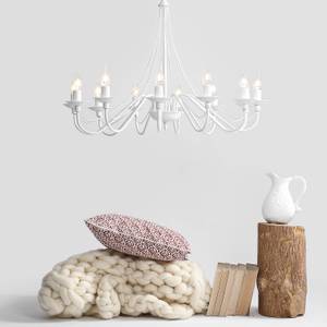 Chandelier ROSABELLA Blanc - Nb d'ampoules : 12