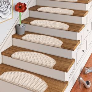 Stufenmatte Oslo 15er-Set Beige - 24 x 65 cm