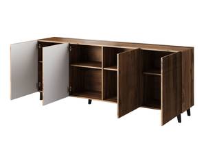 Buffet COME Marron - Bois massif - 200 x 82 x 40 cm