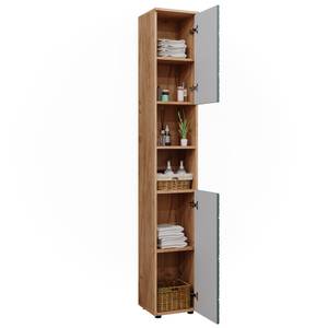 Badschrank  Irma 42853 Grün - Sonoma Eiche Trüffel Dekor