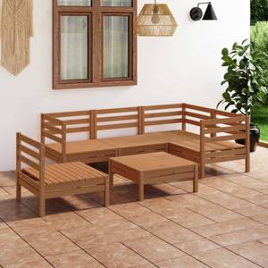 Mobilier de jardin Marron - Bois massif - Bois/Imitation - 64 x 29 x 64 cm