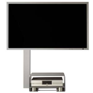 TV Ständer move art 125-S Silber - Metall - 40 x 100 x 60 cm