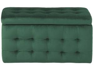 Pouf ottoman MICHIGAN Vert foncé - Vert