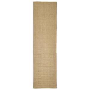 Tapis en sisal 3032244-1 Marron châtaignier - 66 x 250 cm