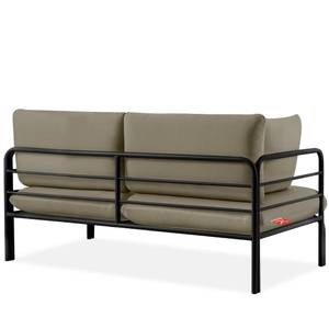 Gartensofa RAMBE Beige - Dunkelgrau - Breite: 150 cm