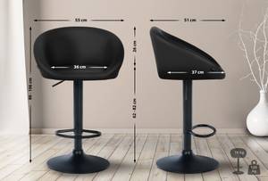 Tabouret de bar Davie Noir