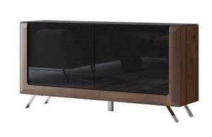 Kommode KLEVE Schwarz - Holzwerkstoff - 161 x 81 x 44 cm