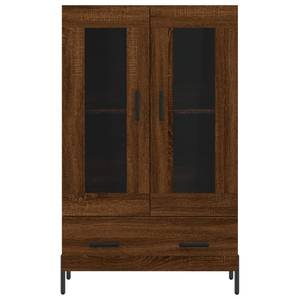 Highboard DE2163 Eiche Schwarzbraun Dekor