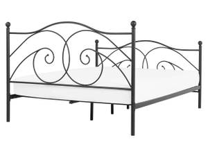 Doppelbett DINARD Schwarz - Breite: 167 cm