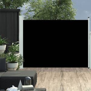 Auvent latéral Noir - Textile - 500 x 100 x 1 cm