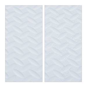 24 x Bodenschutzmatte weiß Weiß - Kunststoff - 60 x 1 x 60 cm