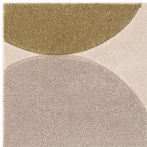 Tapis de salon moderne CURVO Beige - 120 x 170 cm