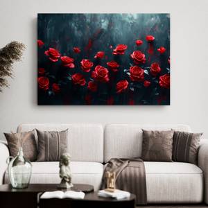 Bild Rose Blumen V 100 x 70 cm