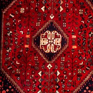 Abadeh - 144x98cm Rot - Naturfaser - 98 x 1 x 144 cm