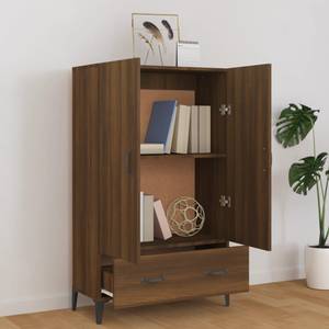 Highboard DE6942 Eiche Schwarzbraun Dekor