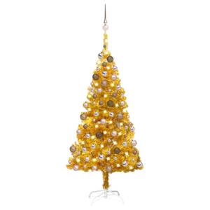 Sapin de noël artificiel Doré - Rosé - 65 x 120 x 65 cm