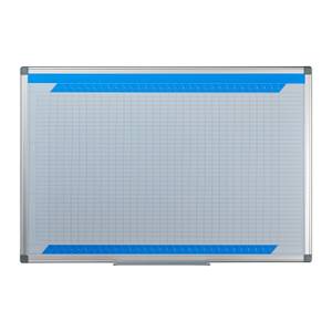 Whiteboard Planer Weiß - Metall - 90 x 60 x 5 cm