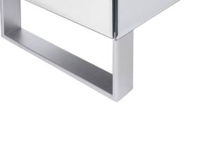 Kommode NESLE Silber - Glas - 80 x 80 x 35 cm