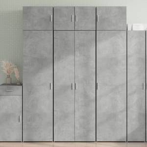 Highboard DE5853 Grau - Holzwerkstoff - 43 x 185 x 70 cm