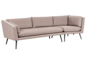 Gartensofa LORETELLO Beige - Grau - 243 x 76 cm