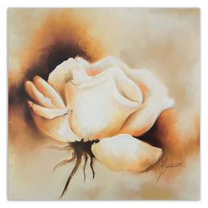 Wandbilder Rose Blume Natur Braun 30 x 30 cm