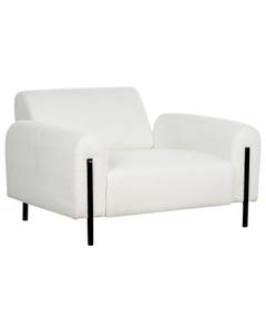 Fauteuil ASKIM Noir - Blanc