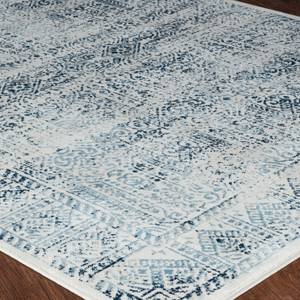 Tapis PENZA Bleu - Blanc - 160 x 215 cm