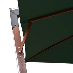 Parasol suspendu 3005780 Vert - Métal - Bois massif - 300 x 280 x 300 cm