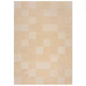 Tapis de salon pure laine CHECKO 160 x 230 cm